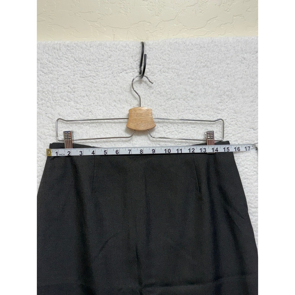 Calvin Klein Black Pencil Skirt Womens Petite 10P Career Office Professional - Picture 4 of 8